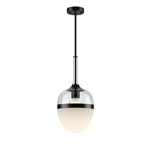 LED black pendant light